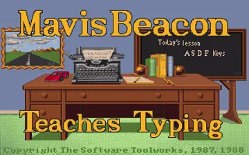 Mavis Beacon Teaches Typing screen shot title